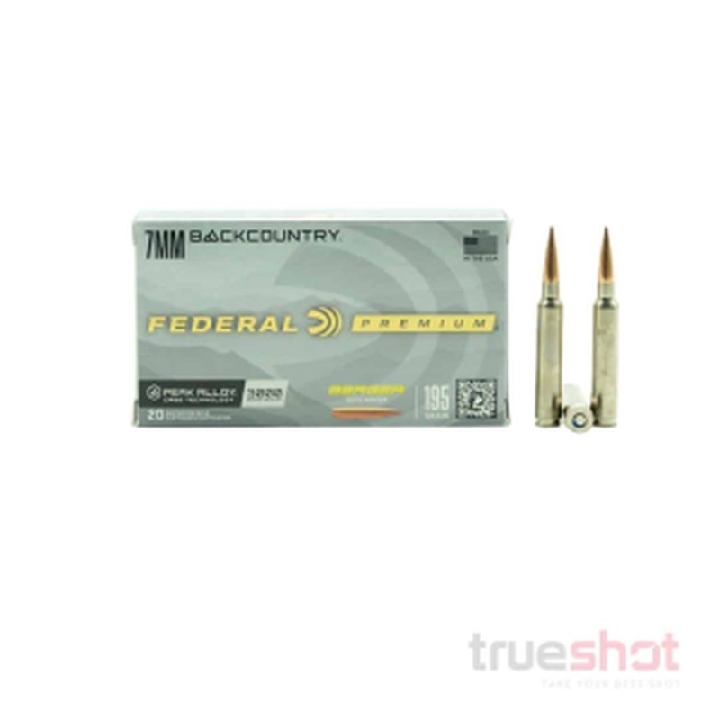 Federal Premium 7mm Backcountry 195 Grain BEH Ammunition