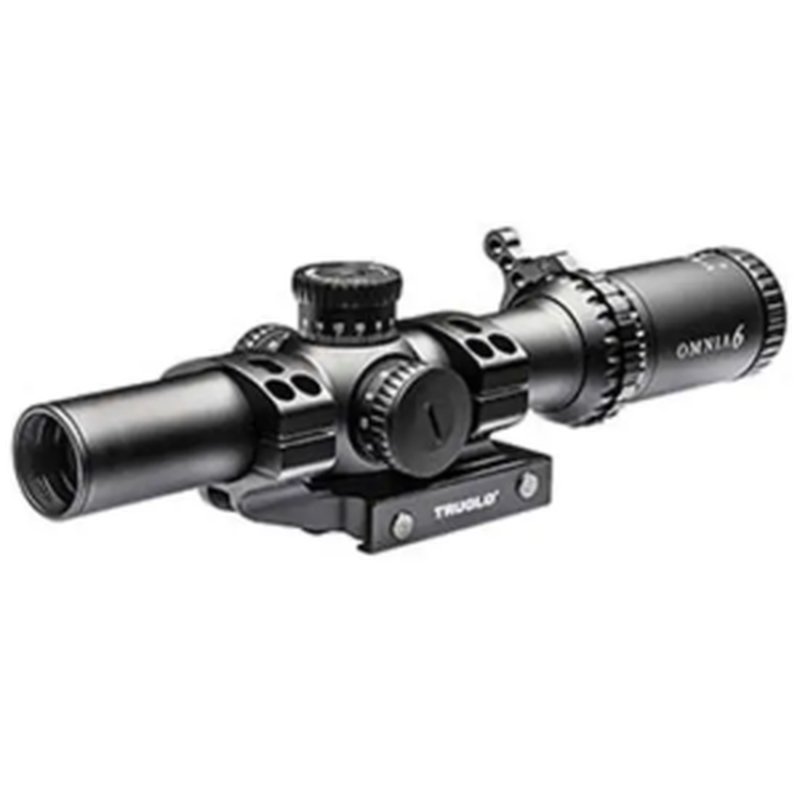 Truglo Omnia Tactical 1-8x Scope 24mm Obj 30mm Tube Black Hardcoat APTR Illuminated