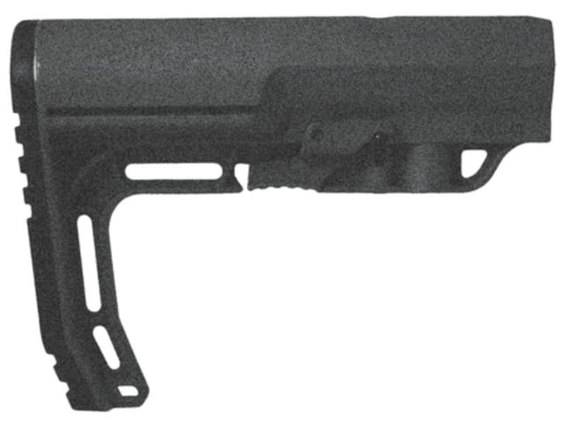 Mission First Tactical Battlelink Minimalist Stock Military For Mil Spec Size 1.148 Diameter Receiver Extensions Gray BMSMILGY
