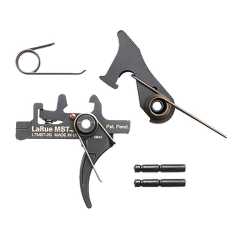 LaRue Tactical MBT-2S Black Two-Stage Curved Trigger Fits AR10/AR15