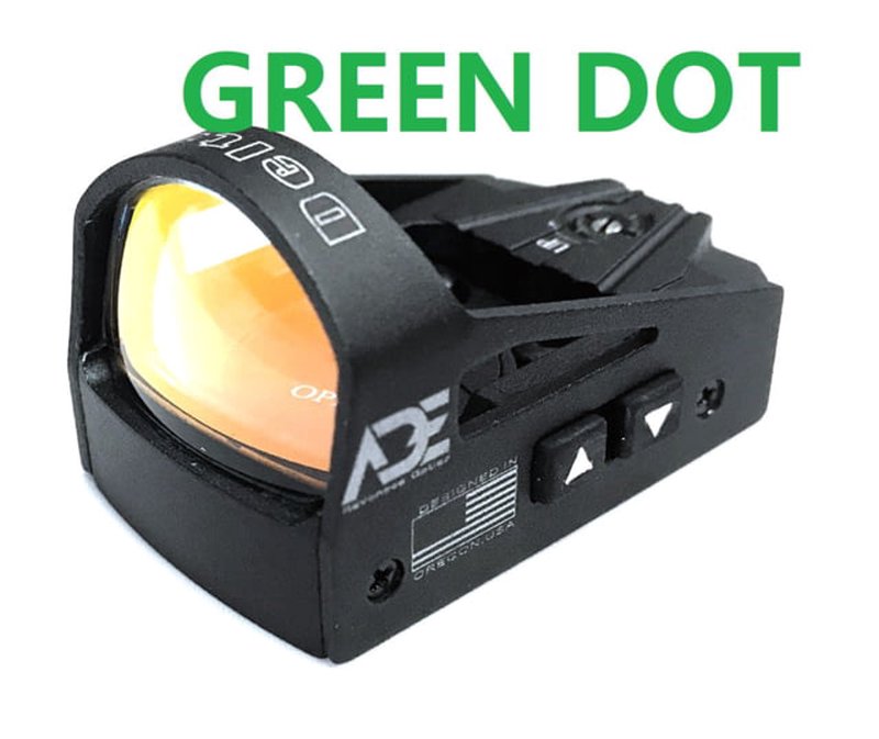 ADE Advanced Optics RD3-012 Mini Reflex Green Dot Micro Sight RD3-012G