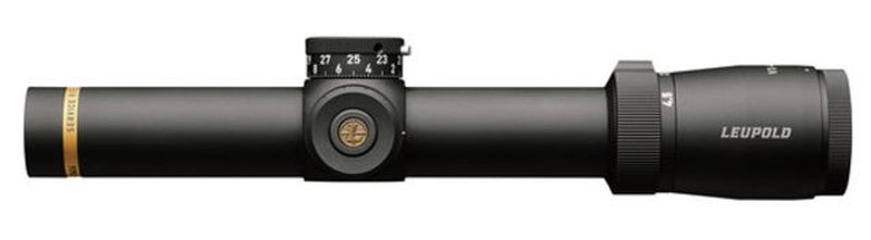 Leupold Competition VX-4.5HD Service Rifle 1-4.5x24mm Rifle Scope 30mm Tube Second Focal Plane Black Matte Red FireDot Bull-Ring Reticle MOA