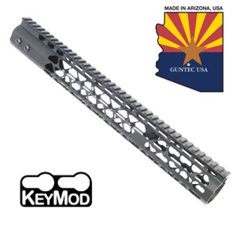 GUNTEC 15" Airlite Series Keymod Free Floating Handguard