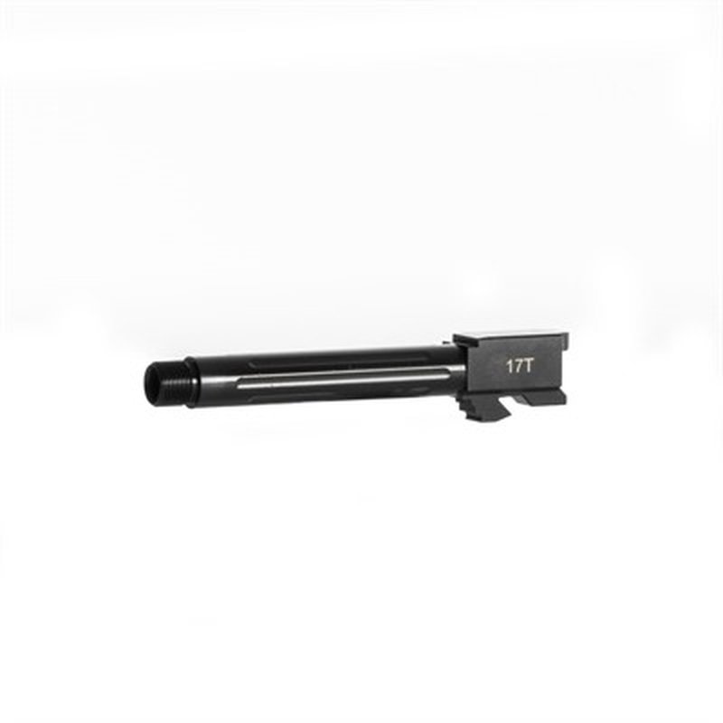Brownells Fluted Match Grade Barrel Glock G17-Gen1-4 9mm 5.0in Threaded Nitride