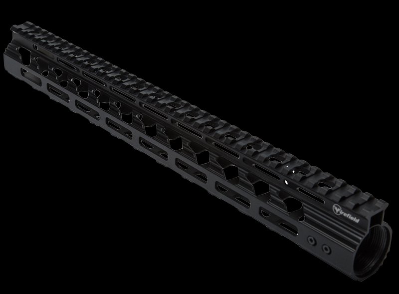 Firefield Verge 15-Inch M-LOK AR-15 Handguard Full-Length Picatinny Top Rail FF34067