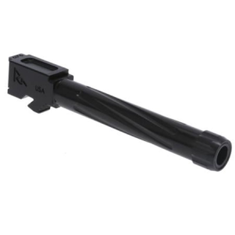 Rival Arms Glock 17 Gen 5 Threaded Match Barrel, Black, 416R Stainless