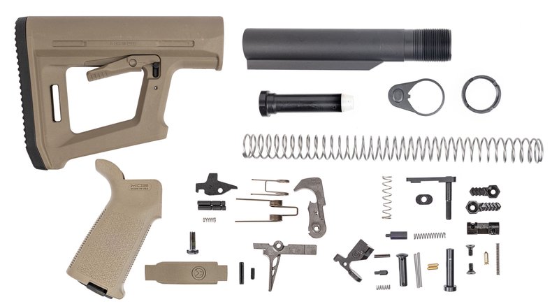 PSA Guardsman-15 MOE PR Lower Build Kit, FDE