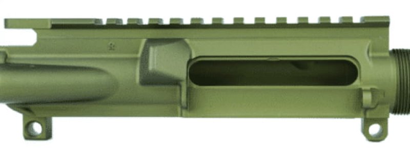 Lead & Steel Mil-Spec Stripped Upper Receiver 5.56mm Olive AR Platform