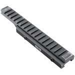 Weaver 99675 AR Flat Top Riser Rail 20MOA