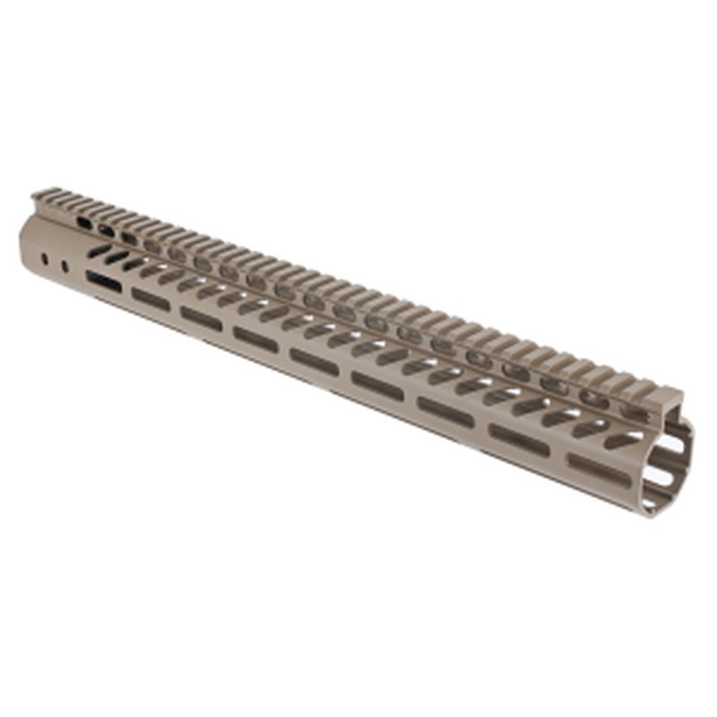 Guntec USA 16.5 in 308 Ultra Lightweight Handguard - DPMS Low - M-LOK - Flat Dark Earth