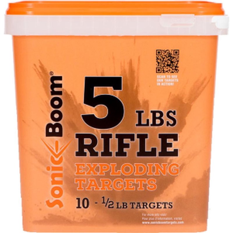 Sonic Boom Exploding Rifle Targets 1/2 lb 10 pack