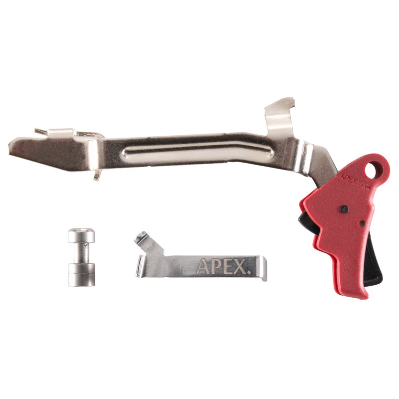 Apex Tactical Action Enhancement Trigger Kit for Glock 3/4, Red - 102P155