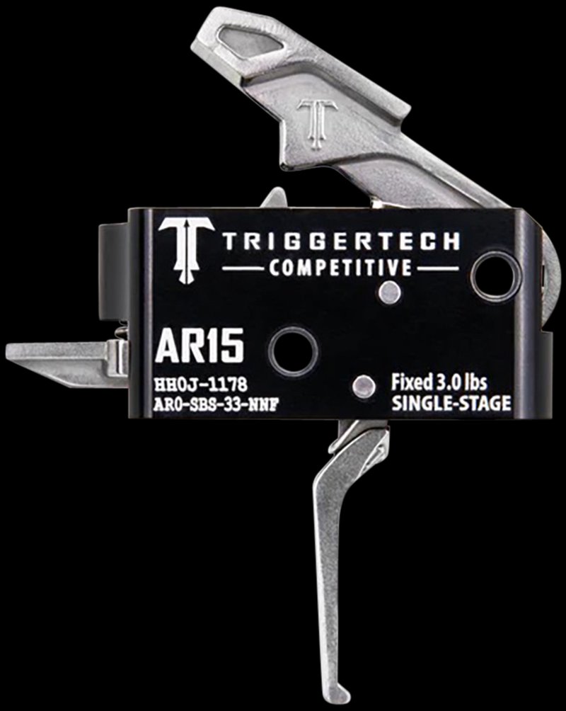 TriggerTech Competitive AR15 Flat Trigger Stainless 3 lbs
