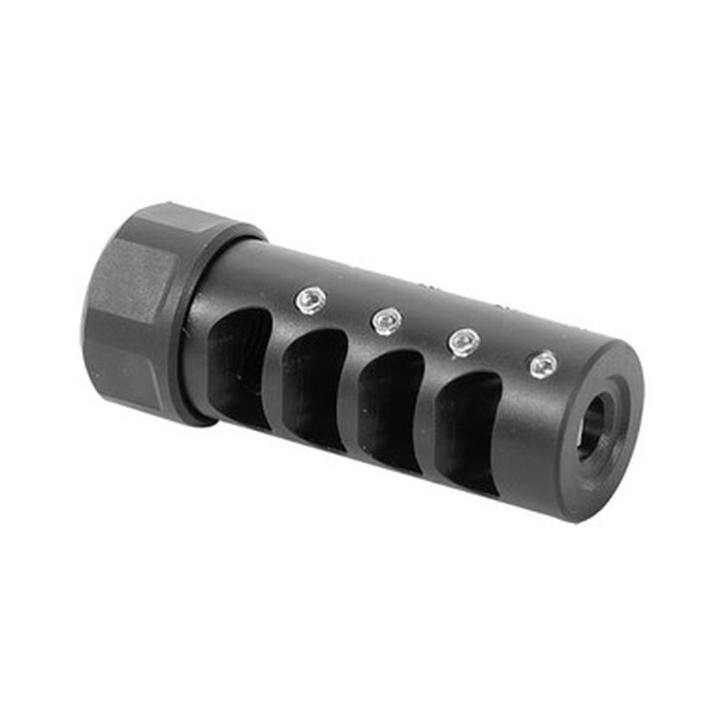 American Precision Arms APA Gen 3 Micro Bastard Muzzle Brake 1/2x28 9mm Cal Black Nitride