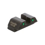 AmeriGlo Green Tritium 2-Dot Rear Sight Glock 0.256in H 0.165in Notch