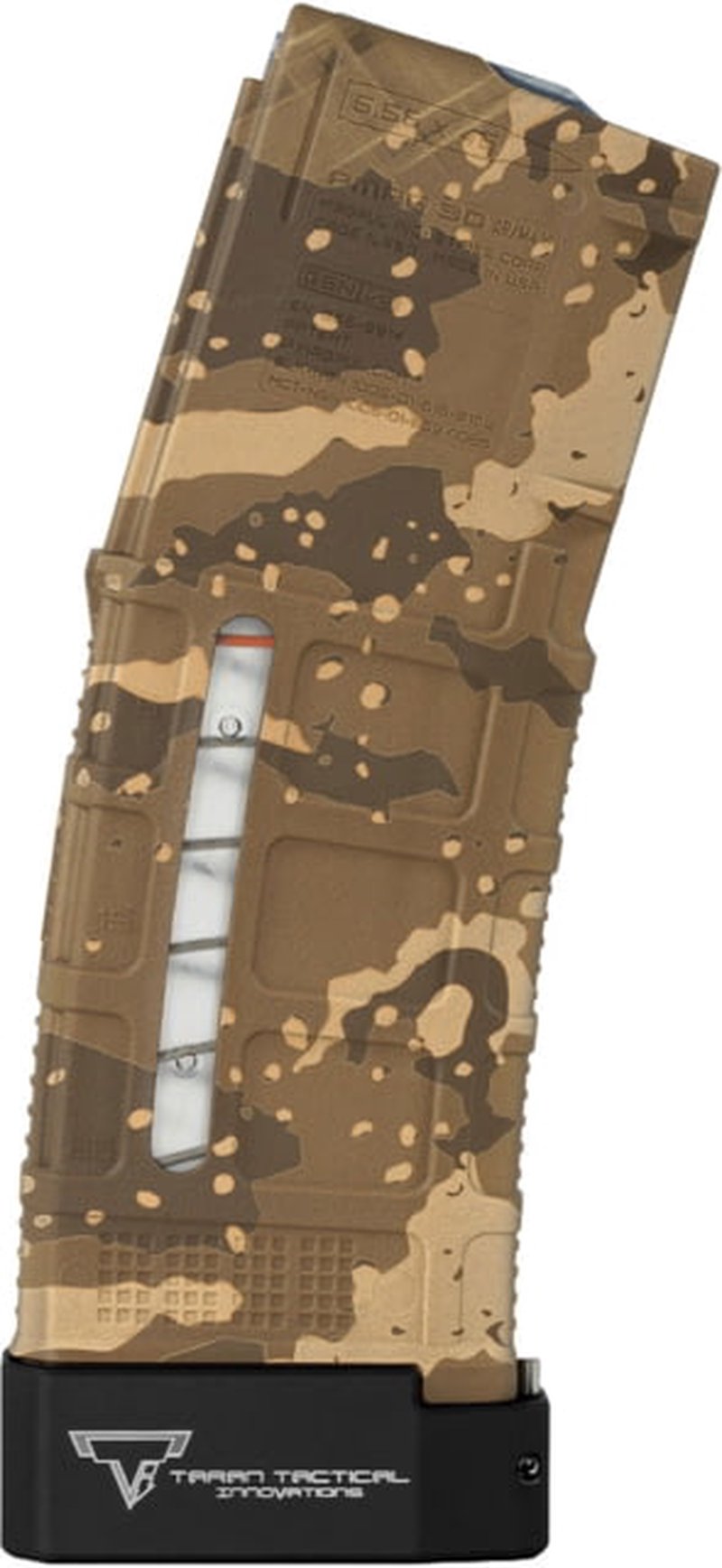 Taran Tactical Innovations AR-15 Completed Rifle Magazine Camo PMAG w/ Window & TTI