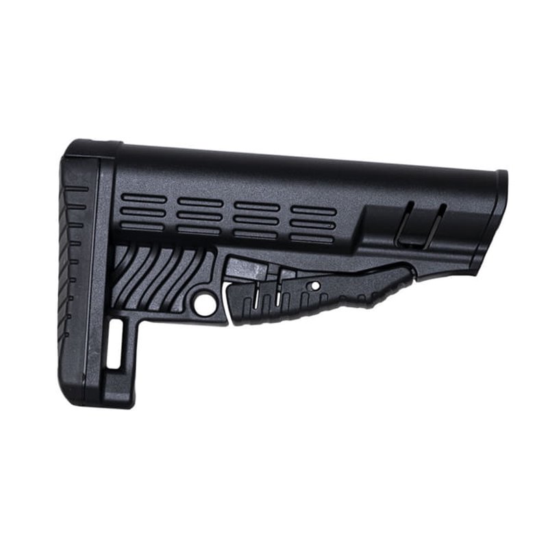 VI-SM Classic Commercial Stock Black Polymer Adjustable Stock With Meta DLG-086