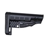 VI-SM Classic Commercial Stock Black Polymer Adjustable Stock With Meta DLG-086