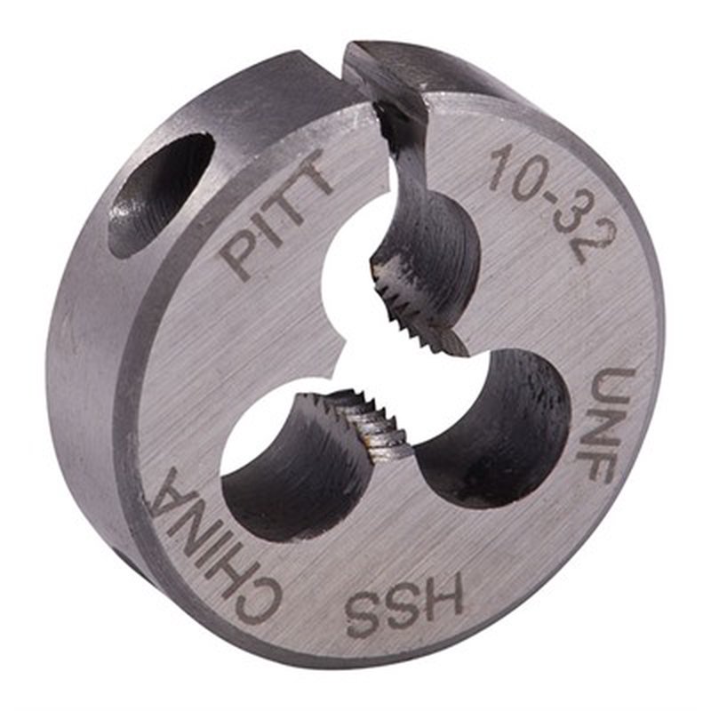 Brownells Wire Gauge Carbon Dies 13/16" OD 10-32 External Thread