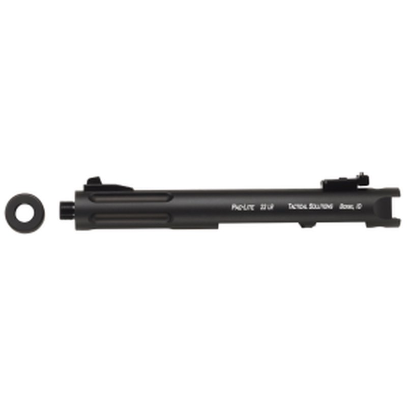 Tactical Solutions Pac-Lite 4.5in Threaded Fluted Barrel for Ruger Mark I-III and 22/45 Pistols