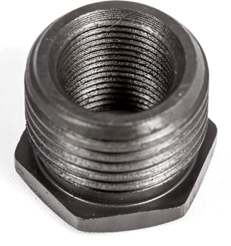 Tiger Rock ARA Oil Filter Threaded Adapter 1/2x28 to 3/4-16 Steel Black Anodized