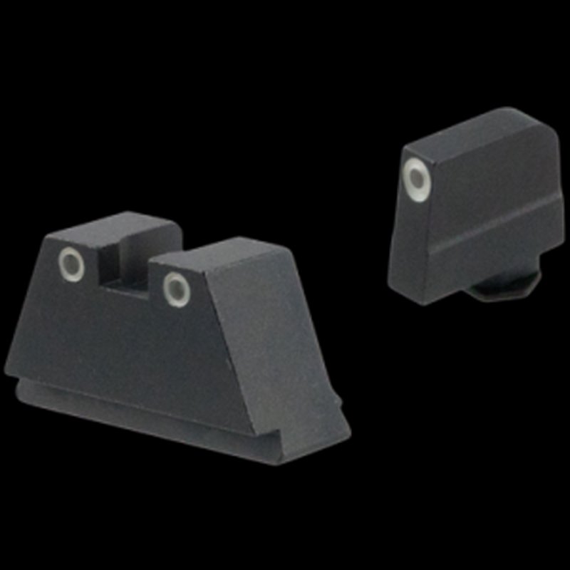 AmeriGlo GL349 3XL Tall Suppressor Height Glock Night Sights (Except 42) Green/White