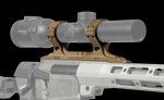 Q LLC AUS Direct Optic Mount for The Fix Rifle 30mm Aluminum Anodized Flat Dark Earth