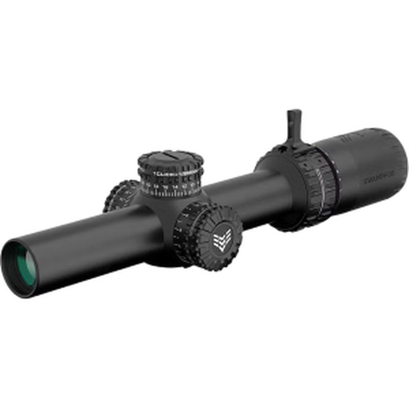 Swampfox Optics 1-10x24mm SFP IR Guerrilla Dot MIL Red Reticle Black