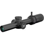 Swampfox Optics 1-10x24mm SFP IR Guerrilla Dot MIL Red Reticle Black