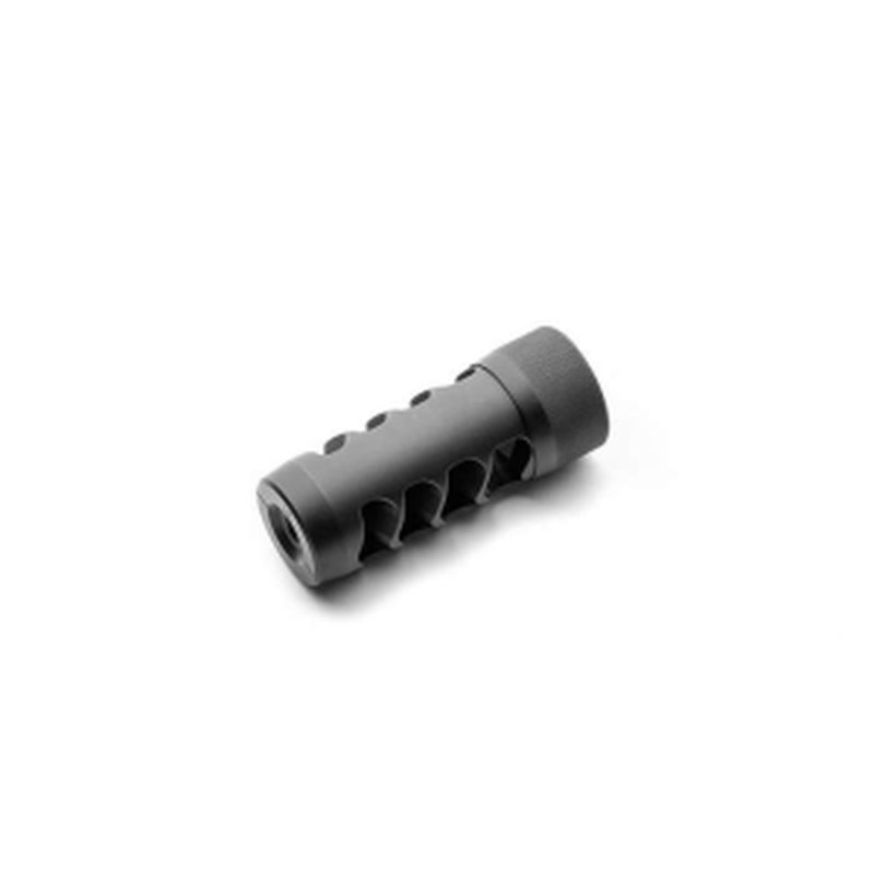 Area 419 Hellfire Match Self Timing Muzzle Brake 30 Caliber with 5/8"-24 Universal Thread Adapter Stainless Steel Nitride