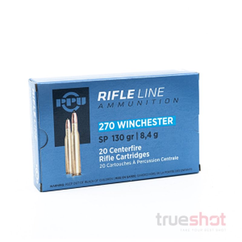 Prvi Partizan (PPU) 270 Win 130-Grain SP Soft Point Ammo (200 Rounds)