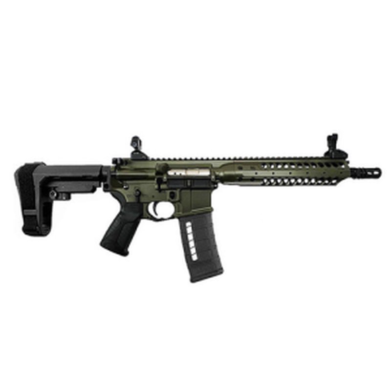 LWRC International SIX8-A5 6.8 SPC Pistol 10.5in 1:7 1/2x28 OD Green SBA3