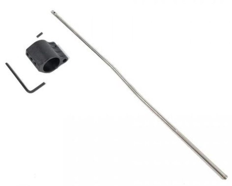 Guntec USA AR-15 Low Profile Gas Block .750 Diameter Carbine Length Gas Tube 3 Set Screws Steel