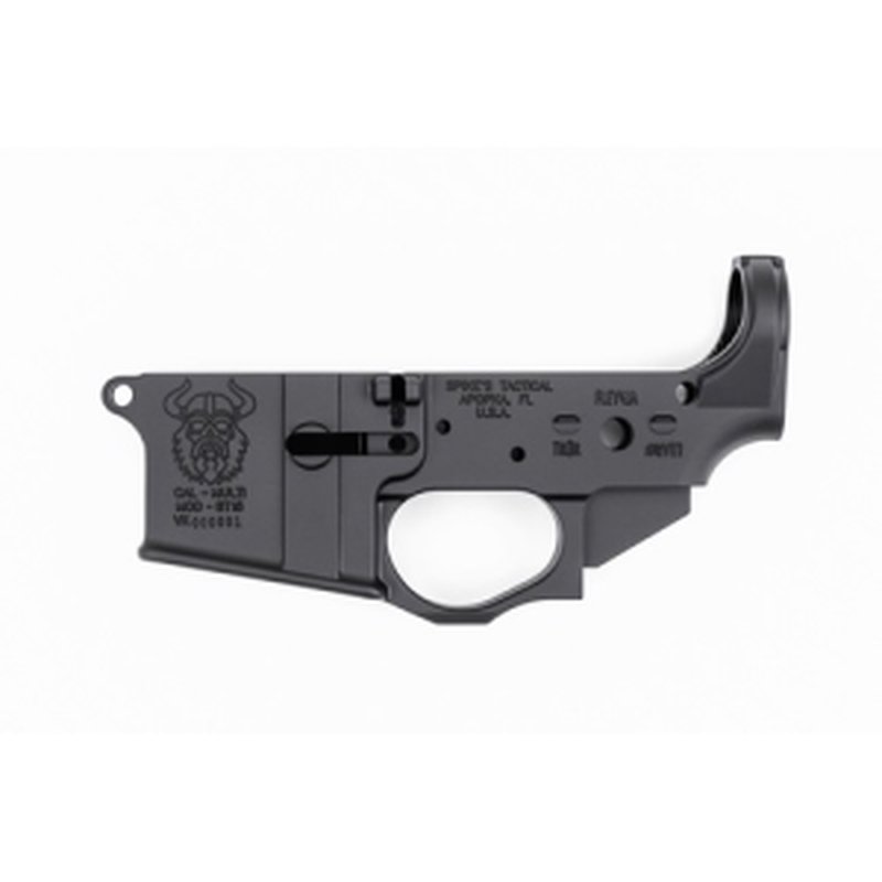 SPIKES TACTICAL Viking Multi-Caliber Stripped AR15 Lower Receiver - Black