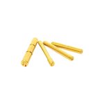 Cross Armory CRG4PSGD Gen4 Glock 4-Pin Set dimpled 4140 steel gold