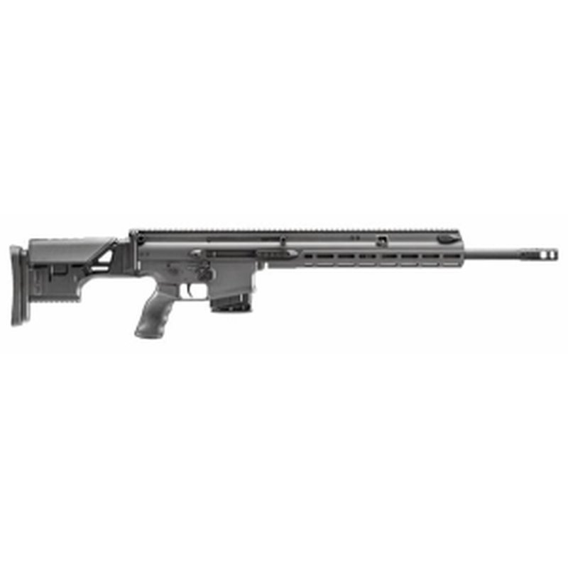 FN SCAR 20S 6.5 Creedmoor 20" Barrel 10rd Semi-Auto Rifle, Gray, Short Stroke Gas Pistol W/ Adjustable Gas Regulator, Suppressor Ready