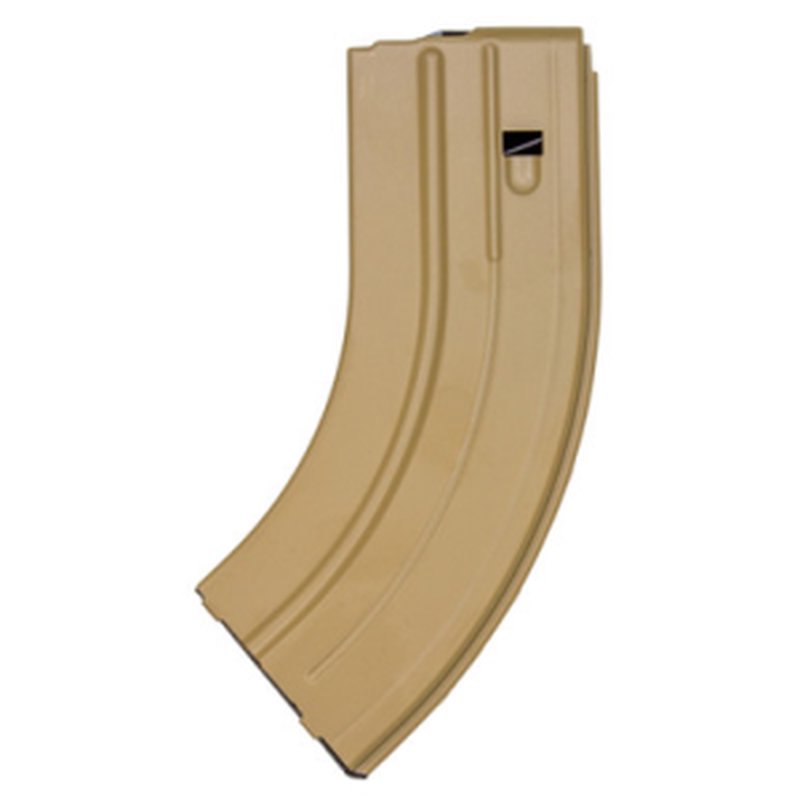 DuraMag 7.62x39 28-Round AR Magazine Stainless Steel FDE