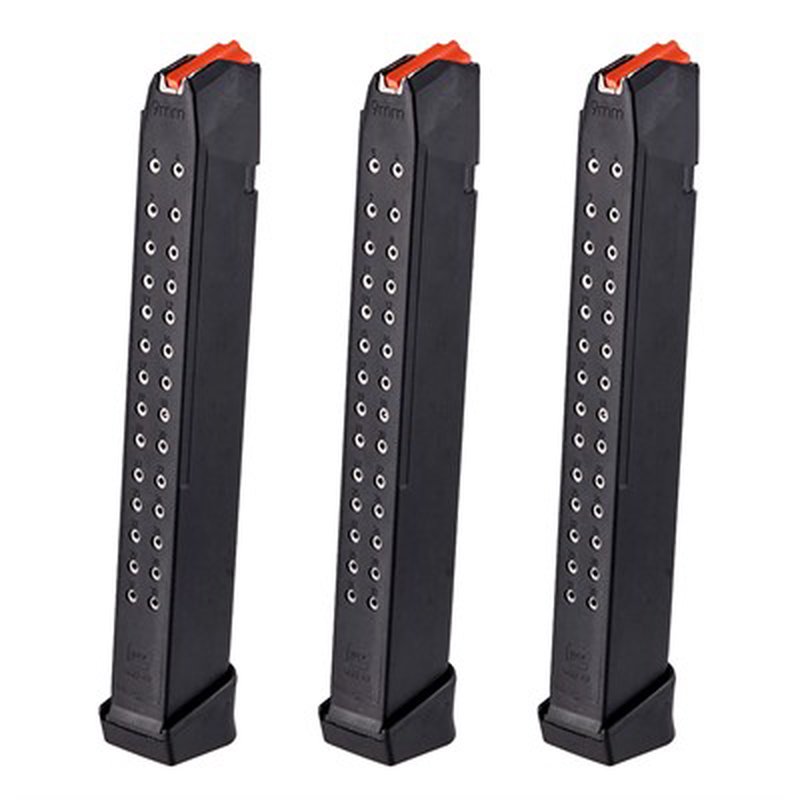 Glock Model 17/34 9mm Magazine 33-Round Capacity Gen 4 Compatible