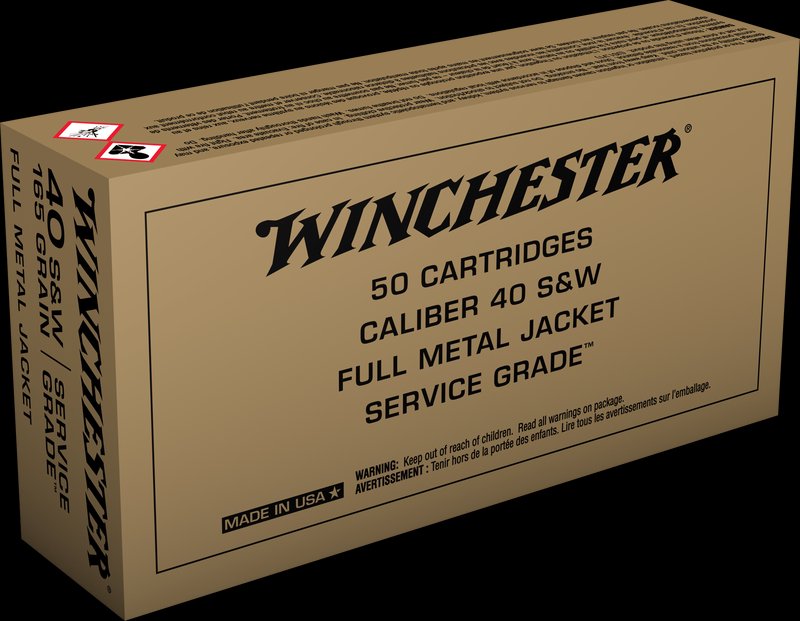 Winchester Service Grade .40 S&W Handgun Ammo