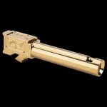 Zaffiri Precision Glock 19 Gen 5 Slide 3.89" Bloomhole Compensator 416R Gold