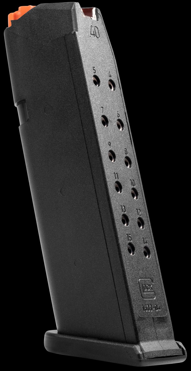 Glock Gen5 G22/35 15rd .40 S&W Black Polymer Magazine