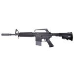 Colt AR-15 5.56mm Retro Carbine with Pinned Flash Hider, 4-Position Stock and Flat Black Finish (1 of 500)