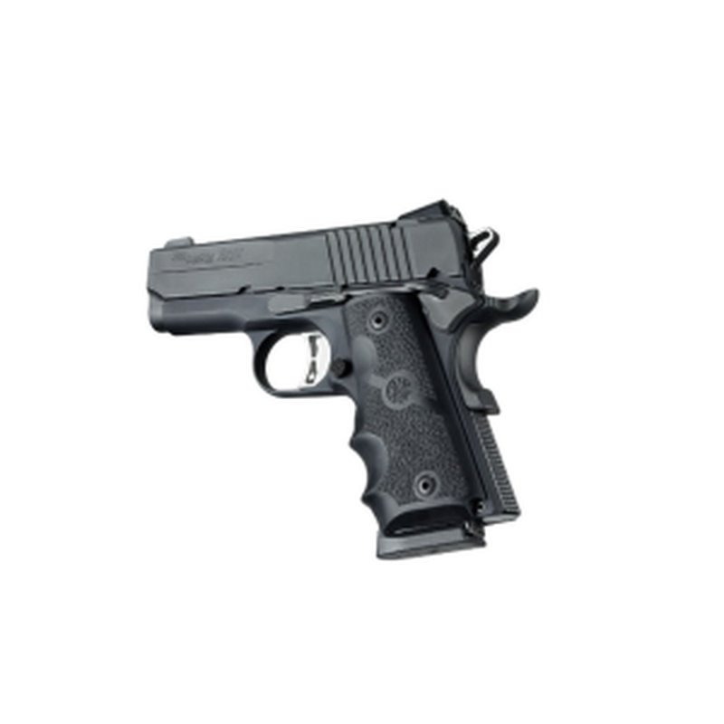 Hogue Colt Officer Rubber Grip with Finger Grooves 43000 Black