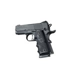 Hogue Colt Officer Rubber Grip with Finger Grooves 43000 Black