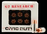 G2 Research Civic Duty .380 ACP 64 Grain Copper Expansion Ammo (20 Rounds)