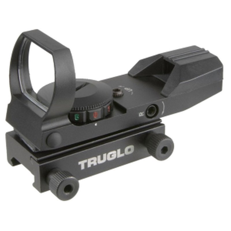 Truglo Dual Color Open Dot Sight 5 MOA Picatinny Mount Matte Black