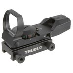 Truglo Dual Color Open Dot Sight 5 MOA Picatinny Mount Matte Black