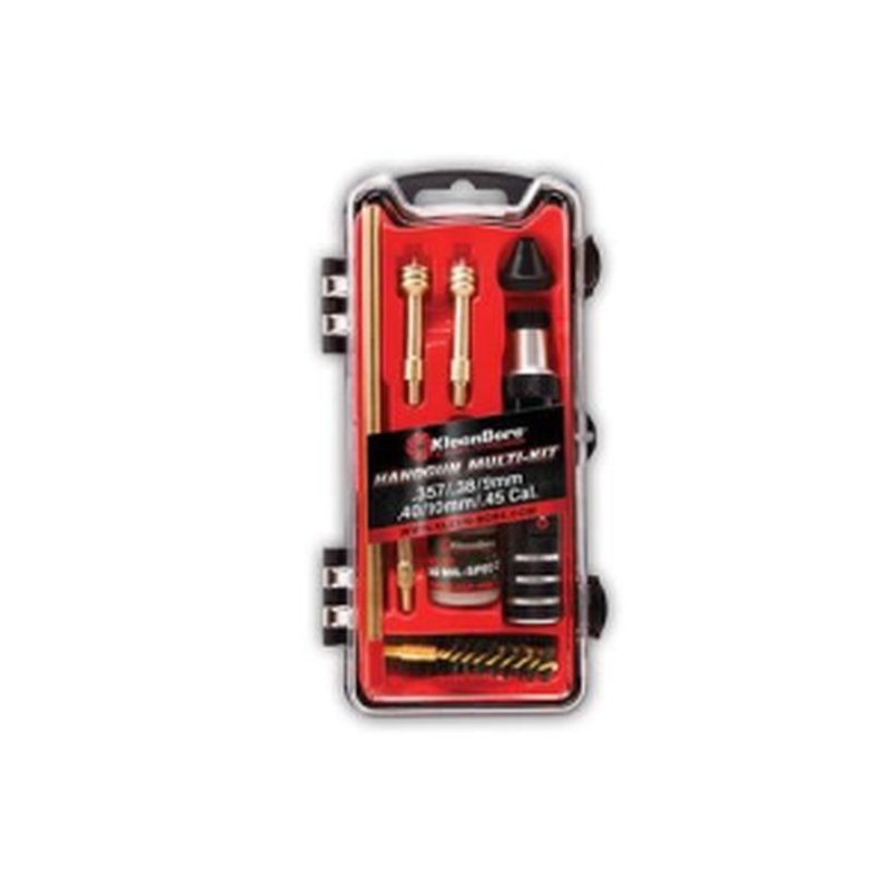 Kleen Bore Multi-Pistol Cleaning Kit HMK3845 for 9mm .40 .45 .357/.38 10mm