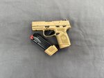 FN Reflex MRD 9mm Pistol RMSc Optics Ready Finish Coyote Tan 3.30 Inch Barrel