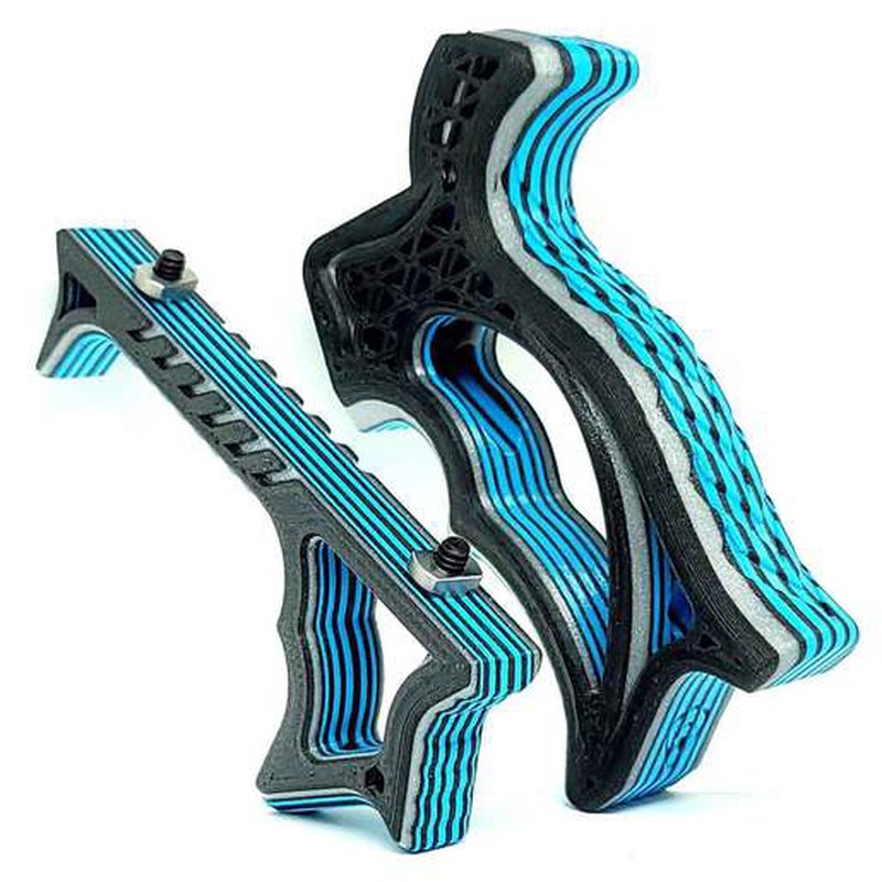 Future Forged Virago Vektor-X/Halex 2.0 AR-15 MLOK Grip Set (Light Blue)